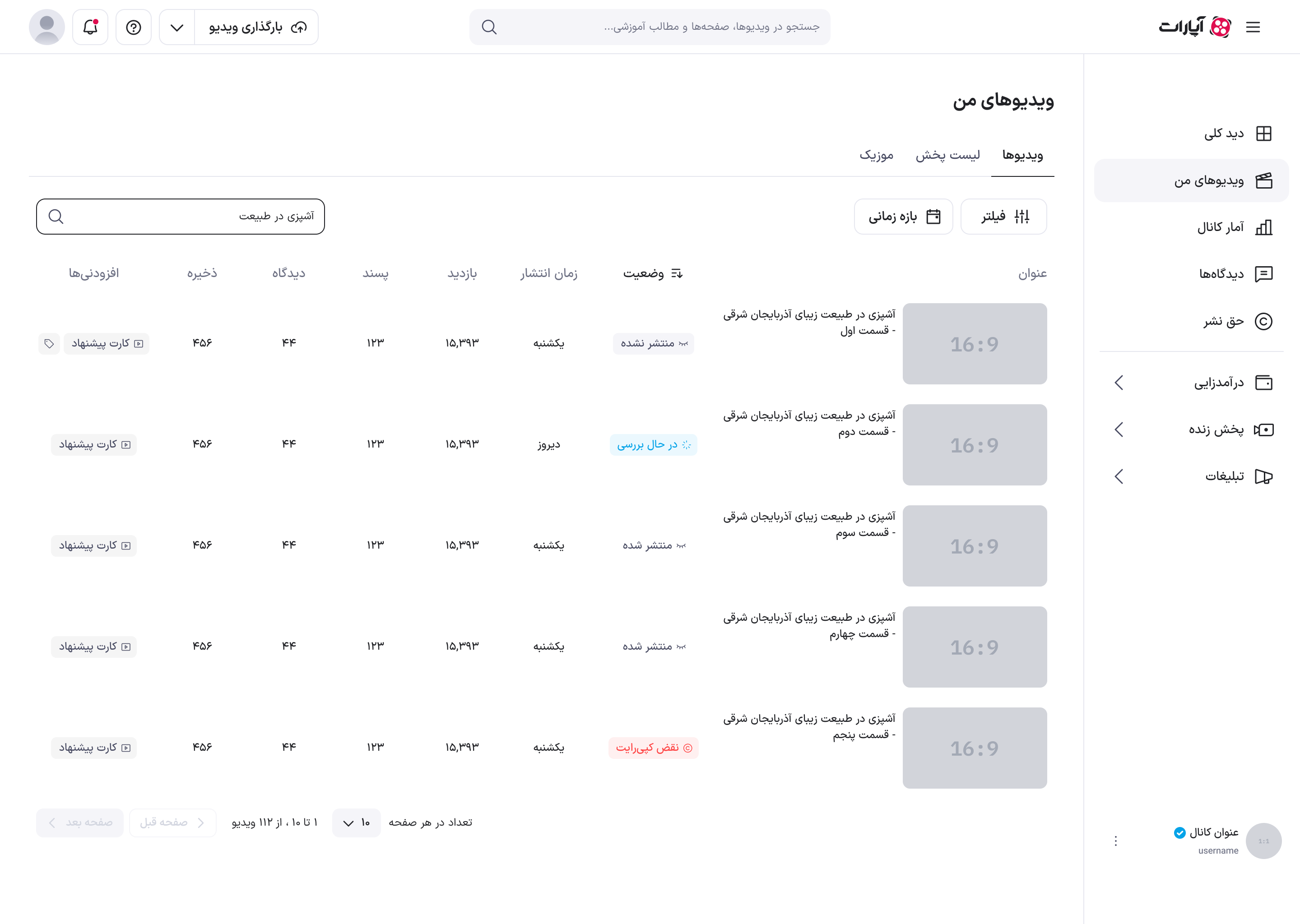 نتایج جستجو